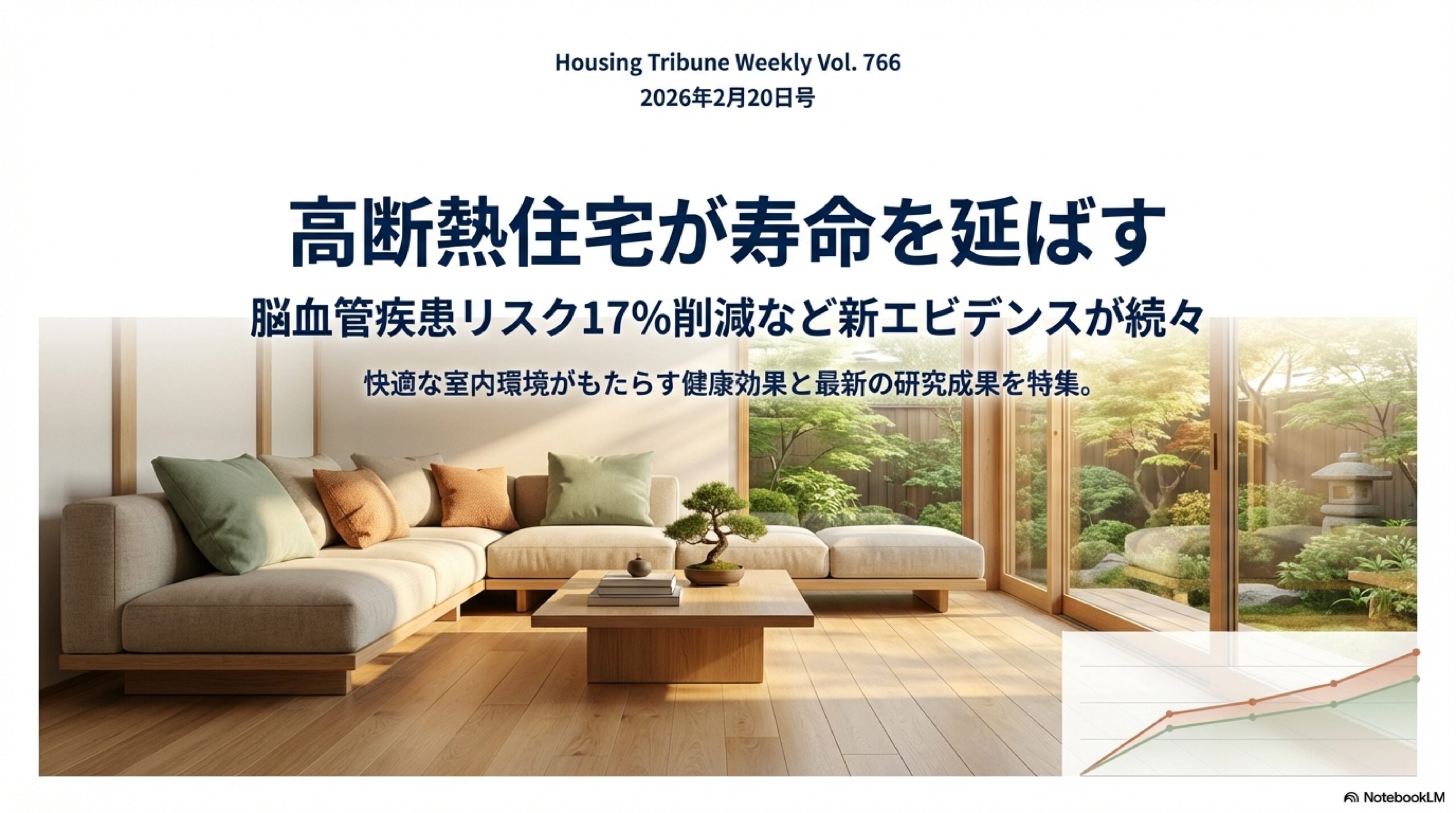 「寒い家」は寿命を縮める？最新研究でわかった、断熱性能と病気の意外な関係